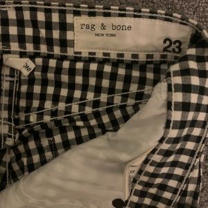 Rag & Bone Gingham jeans